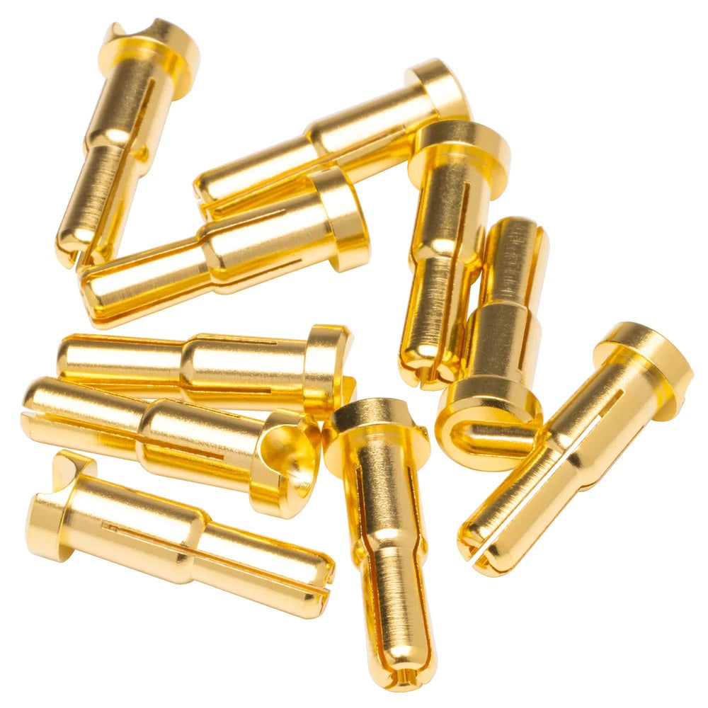 1UP Racing LowPro Bullet Plugs, 4/5mm Stepped, 10 Pack 190407 Default Title