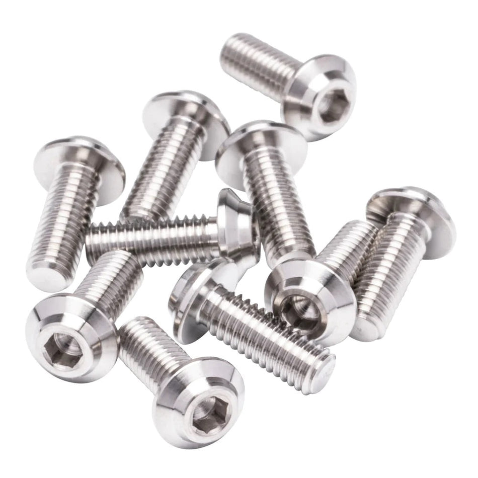 1UP Racing Pro Duty Titanium LowPro Screws - M3x8 - 10pcs 720008