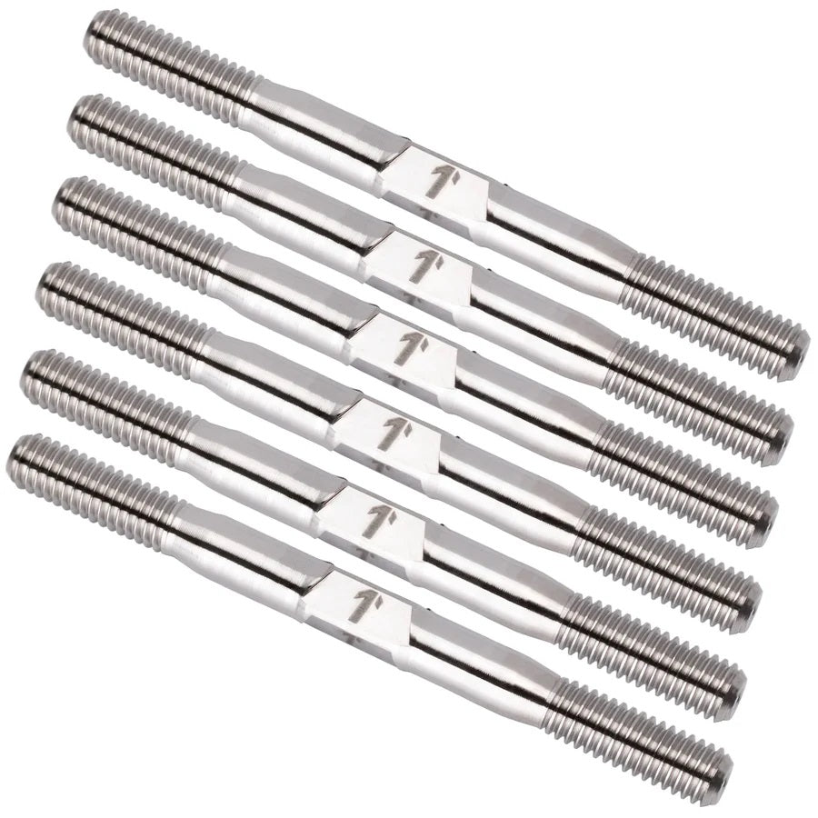 1UP Racing Pro Duty Titanium Turnbuckle Set - Xray XB2 '25 - Raw 740941