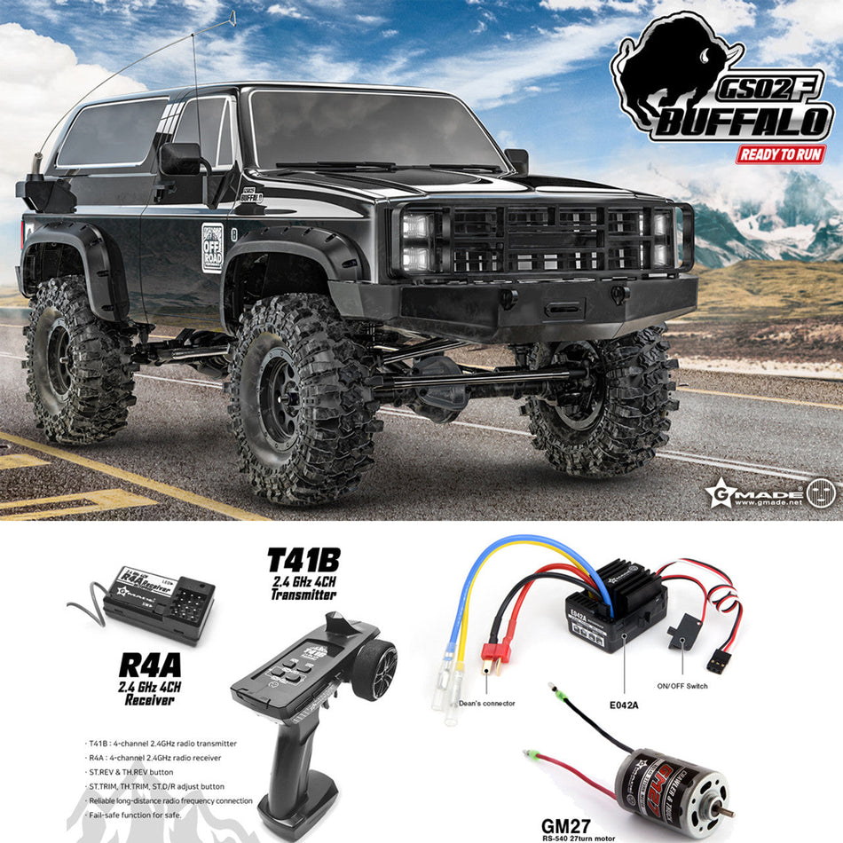 Gmade 57012 – 1/10 GS02F BUFFALO TS 4WD RTR