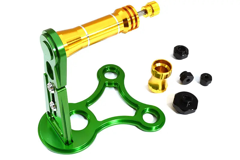 Integy Green Universal Tire Balancer for 1/5 1/8 & 1/10 Vehicles w/ 12mm 14mm 17mm & 24mm Hex C25884GREEN