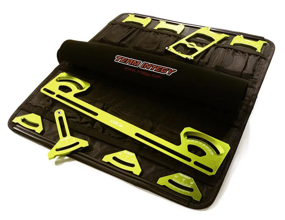 Integy Green Universal Setup Station for Most 1/10 Off-Road Buggies, Short Course & Trucks C26948GREEN