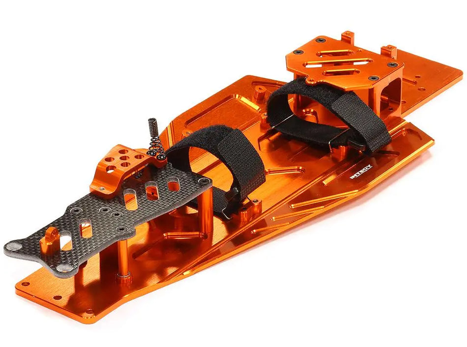 Integy Performance Conversion Chassis Kit for Traxxas 1/10 Rustler 2WD & Bandit VXL T8655ORANGE