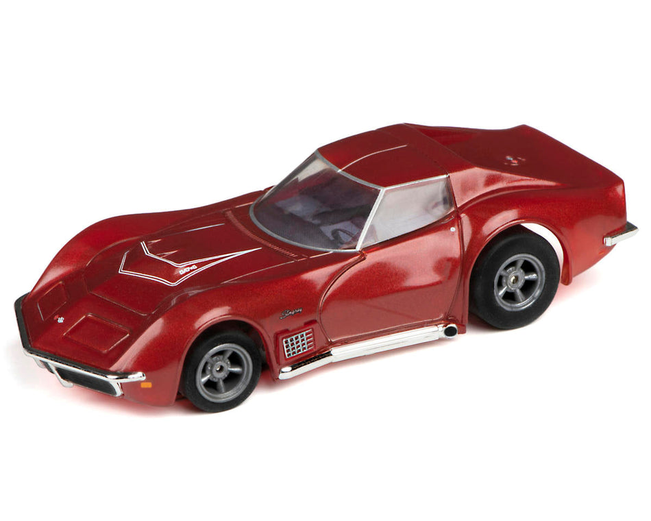 AFX Collector Series 1970 Corvette LT1 HO Slot Car (Red Metallic) (LWB) (Mega G+) 22038