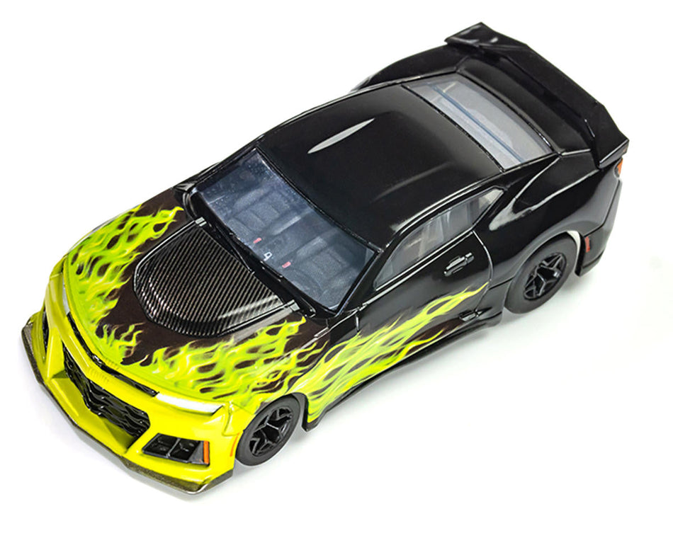 AFX 2021 Camaro ZL1 HO Slot Car (Lime Fire) (LWB) (Mega G+) 22060