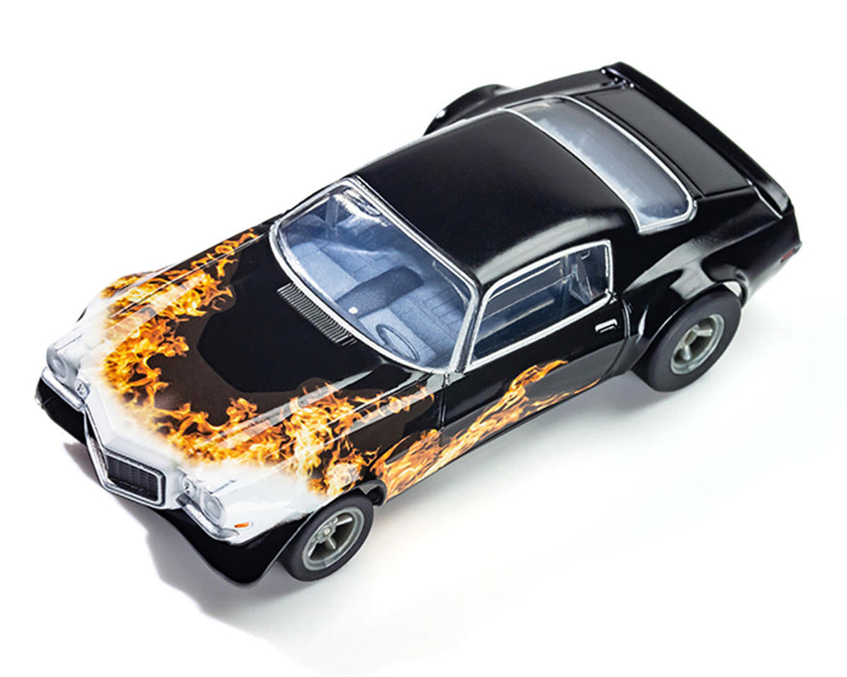 AFX Collector Series Camaro 1970 HO Slot Car (Black Wildfire) (LWB) (Mega G+) 22073