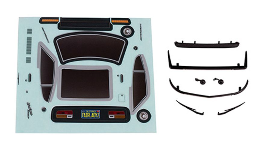 Team Associated SR27 2023 Nissan Z Body Accessories Set 21818