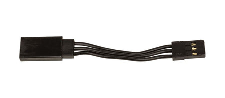 Team Associated 50mm Servo Wire Extensions Black (1.97in) 27162 Default Title