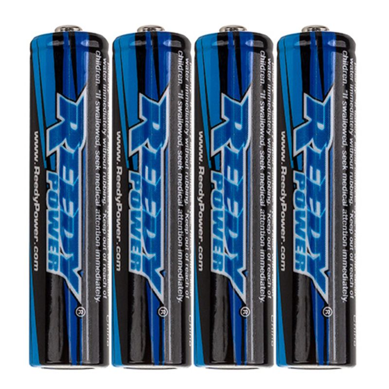 Team Associated Reedy AAA 800mAh 1.2V NiMH Rechargeable Batteries, (4) 27398