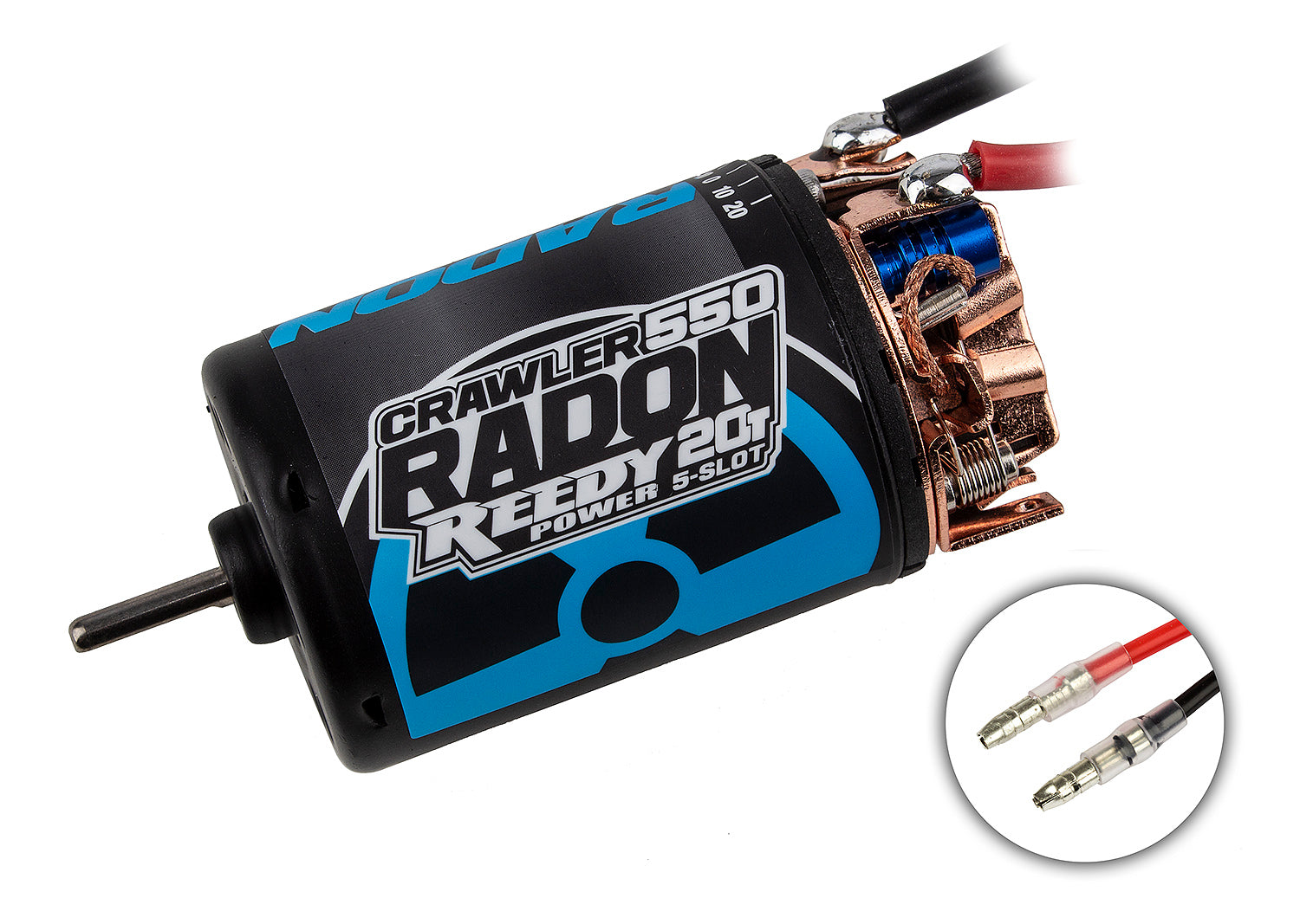 Team Associated Reedy Radon 2 Crawler 550 20T 5-Slot 1100V Brushed Motor 27466 Default Title