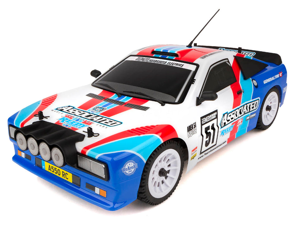 Team Associated Apex2 1/10 4WD Touring Sport A550 Rally Car RTR LiPo Combo