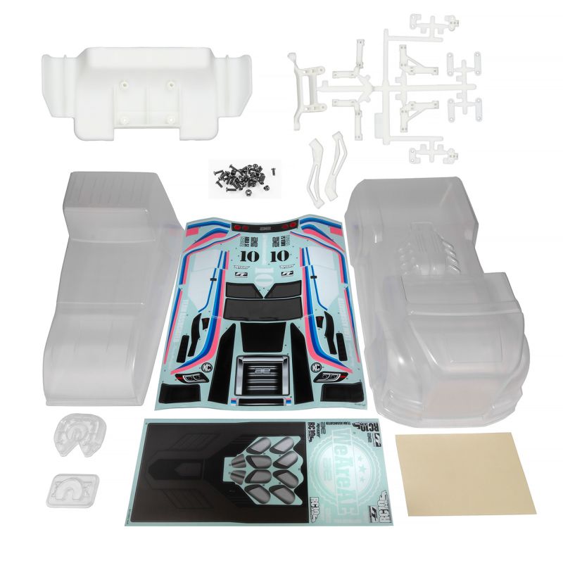 Team Associated 6x6 Body Set, Clear  31954