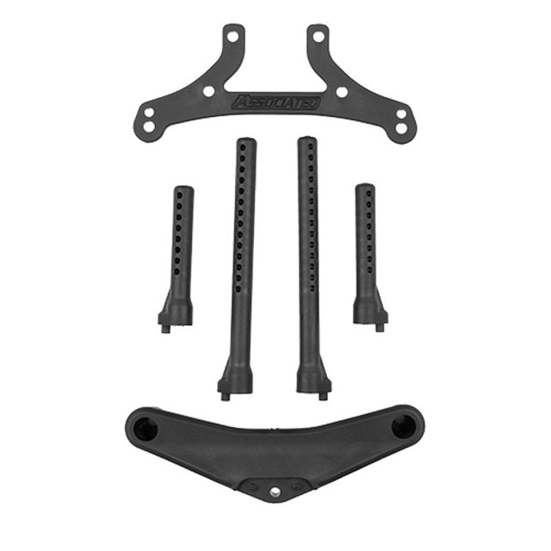 Team Associated RC10TC8 Front Bumper and Body Post Set 32066