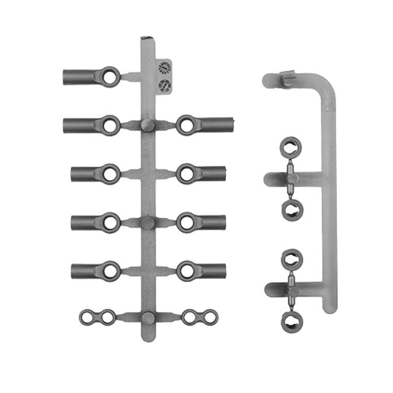 Team Associated RC10TC8 Ball Cups, Arm Ball Inserts and Anti-Roll Bar Link 32075