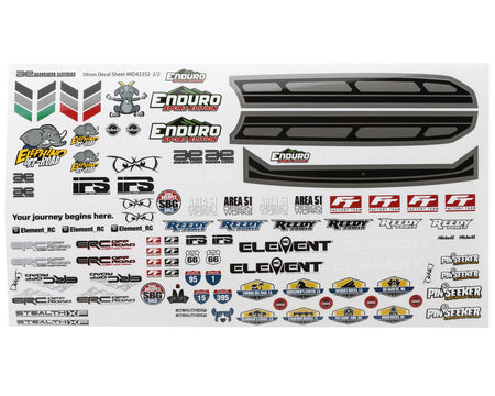 Element RC Enduro SE Utron Body Set Clear 42351 Default Title