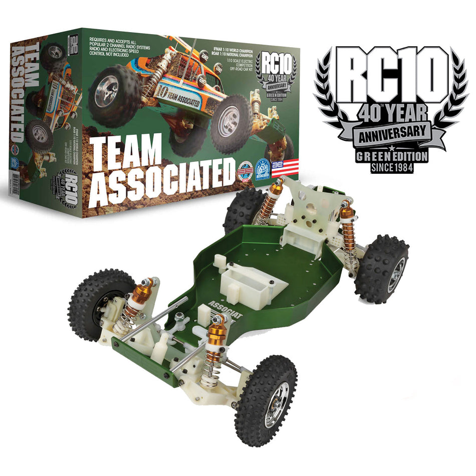 Team Associated 1/10 RC10 60th Anniversary Green Masters Edition Buggy Kit 6010