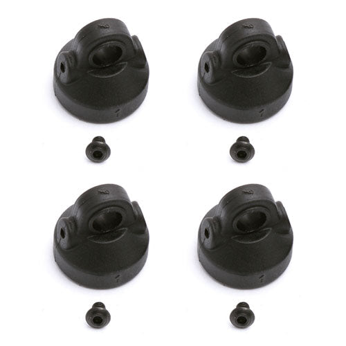 Team Associated Bleeder Shock Caps, 1/10, for RC10 Team Car 6443