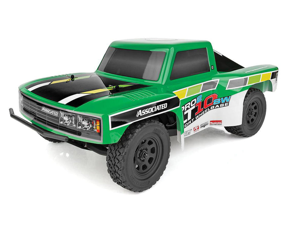 Team Associated Pro2 LT10SW 1/10 RTR 2WD Brushless Short Course Truck Green 2.4GHz Radio