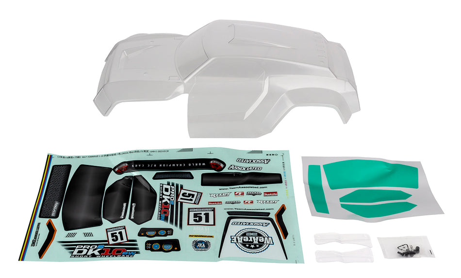 Team Associated Pro2 DK10SW Desert Buggy Body (Clear) 72119 Default Title