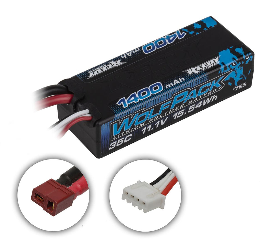 Team Associated WolfPack LiPo Mini 1400mAh 35C 3S 11.1V 765