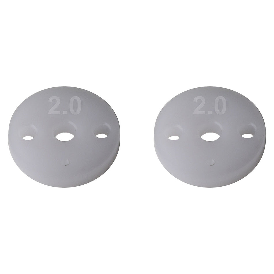 Team Associated 13mm Shock Pistons, 2.5mm, 2x2.0 92429