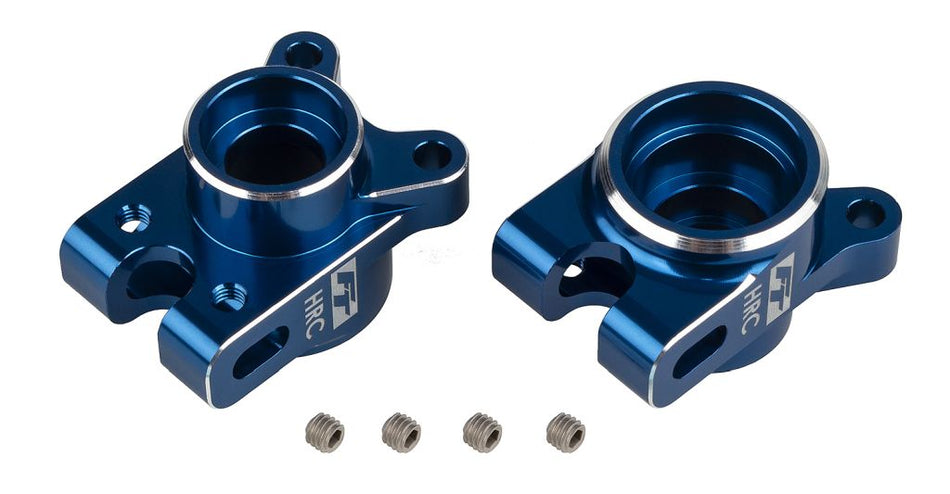 Team Associated RC10B7 FT Rear Hub Set, HRC, Blue 92473