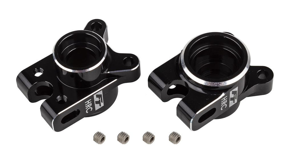 Team Associated RC10B7 FT Rear Hub Set, HRC, Black 92474