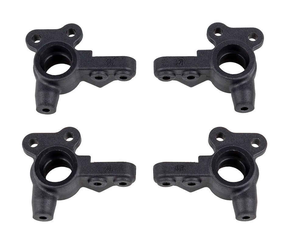 Team Associated RC10B7 FT Steering Blocks, Adjustable KPI 92493