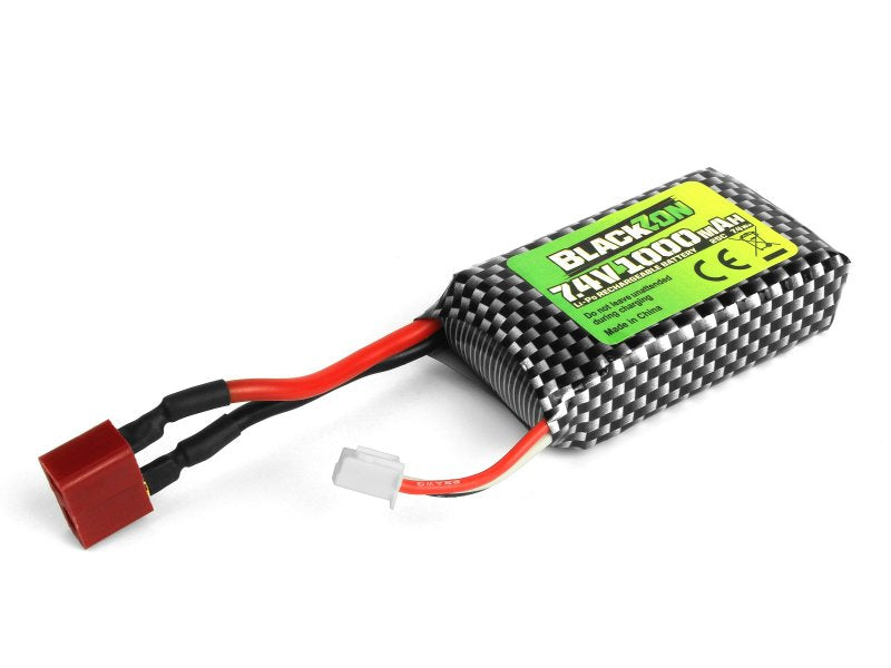 BlackZon Battery Pack (LiPo 7.4V, 1000mAh), w/T-Plug 540223