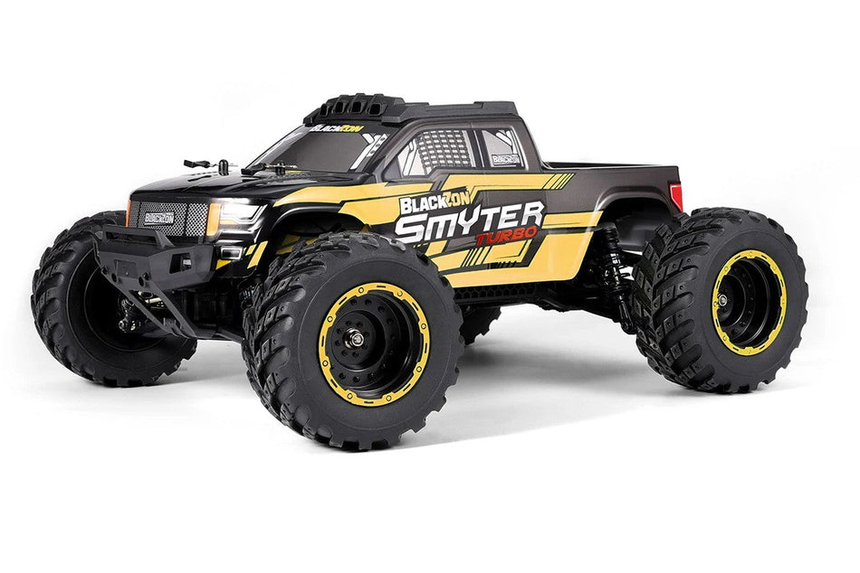 BlackZon Smyter MT Turbo 1/12 4WD RTR 3S Brushless Monster Truck - Yellow 540253