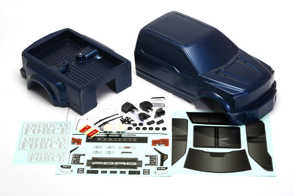 CEN Racing Ford F-450 Complete Body Set (Blue Galaxy) (447mm Wheelbase)