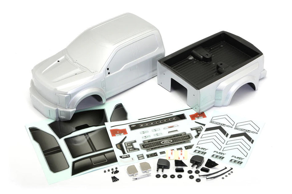 CEN Racing FORD F-450 SD Complete Body Set, Silver Mercury CEGCD0905