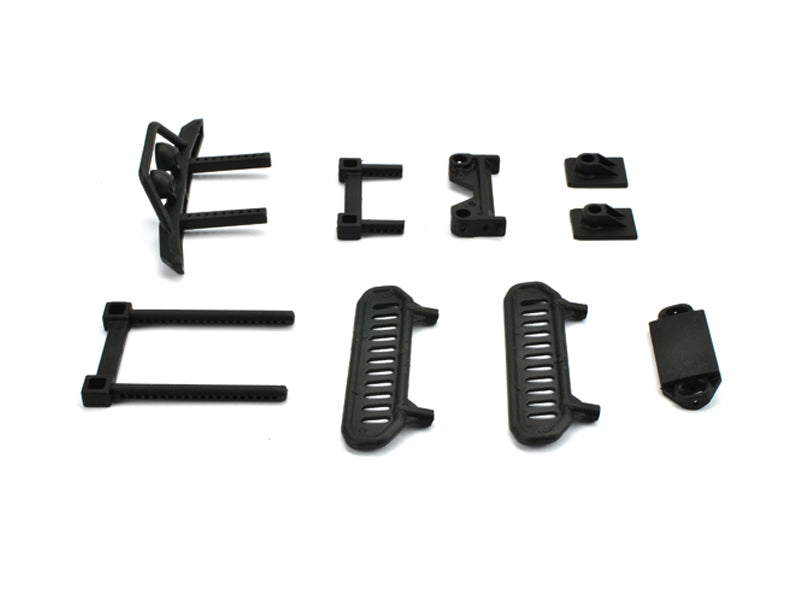 Carisma Bumper & Body Mount Set: MSA-1E 16043