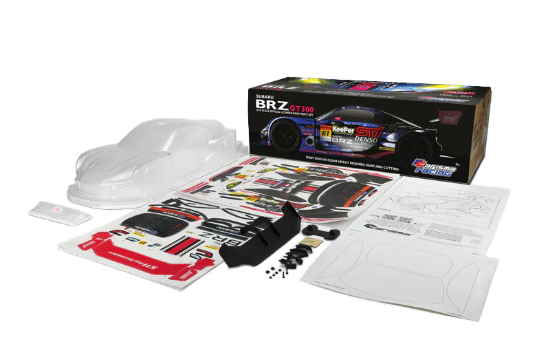 Carisma 2021 Subaru BRZ GT300 190mm Hi-Def Clear Body with Decal Pack 16385 Default Title