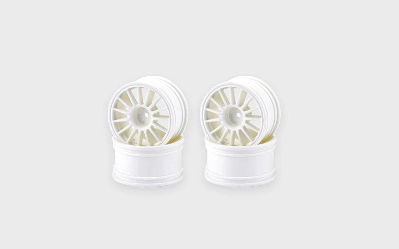 Carisma M48S Multi Spoke Wheels Set (White) 16508