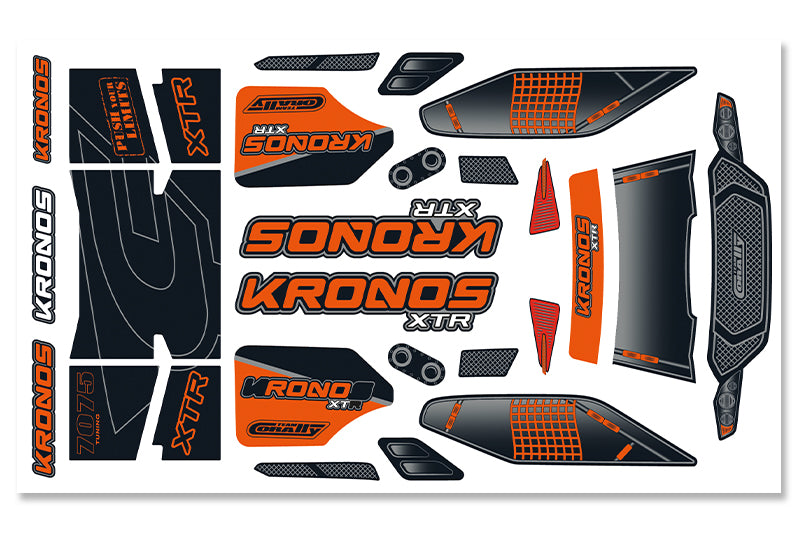 Corally Team Corally Body Decal Sheet Kronos XTR (1pc) 00180-380-2