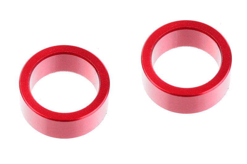 Corally HDA Suspension Arm Insert Inner Aluminum Red (2pcs)