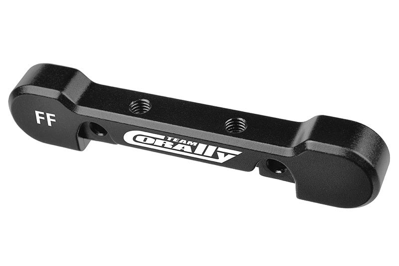 Corally Suspension Arm Mount HD FR-FR  8mm Aluminum Black