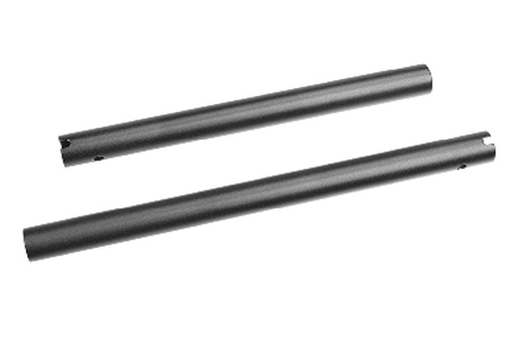 Corally Chassis Tube, MT-G2, Front/ Rear, Aluminum, Black, 1 Set 00180-953