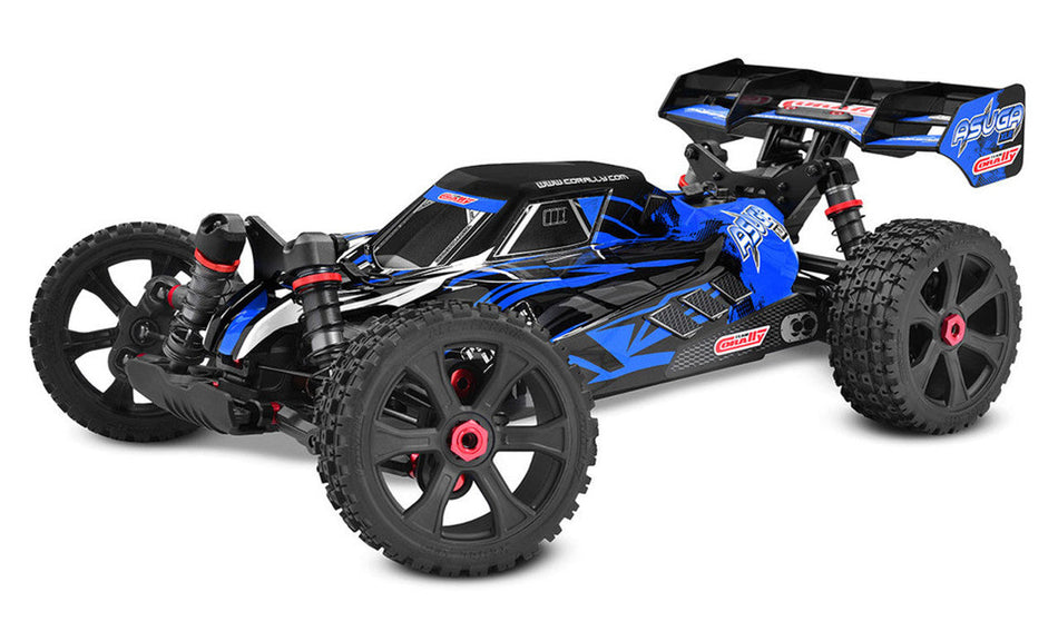 Corally Asuga XLR 6S Roller 4WD 1/7 Scale Buggy Kit Blue