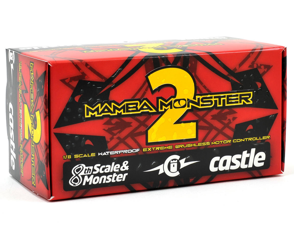 Castle Creations Mamba Monster 2 1/8th Scale Brushless ESC 010-0108-00 Default Title