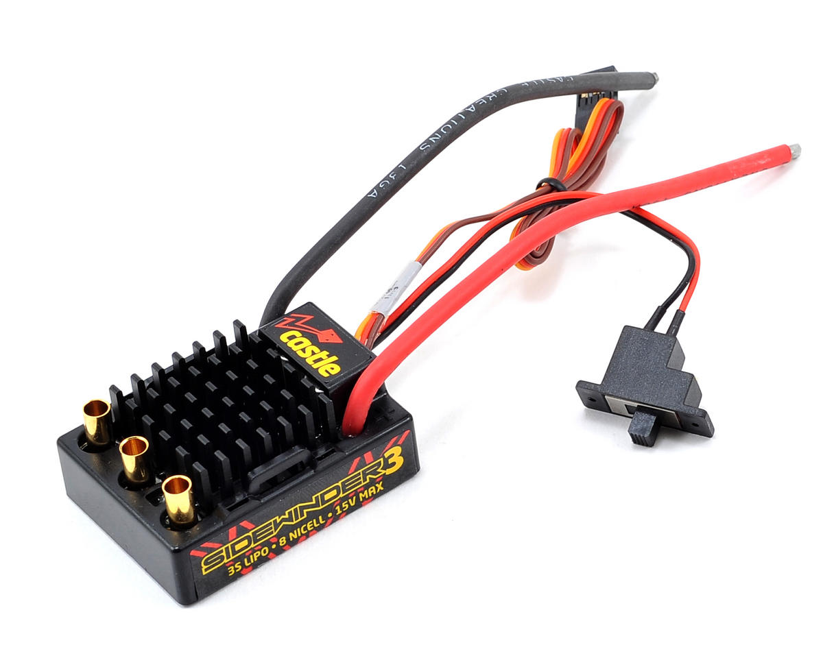 Castle Creations Sidewinder 3 Waterproof 1/10 Sport ESC 010-0115-00 Default Title