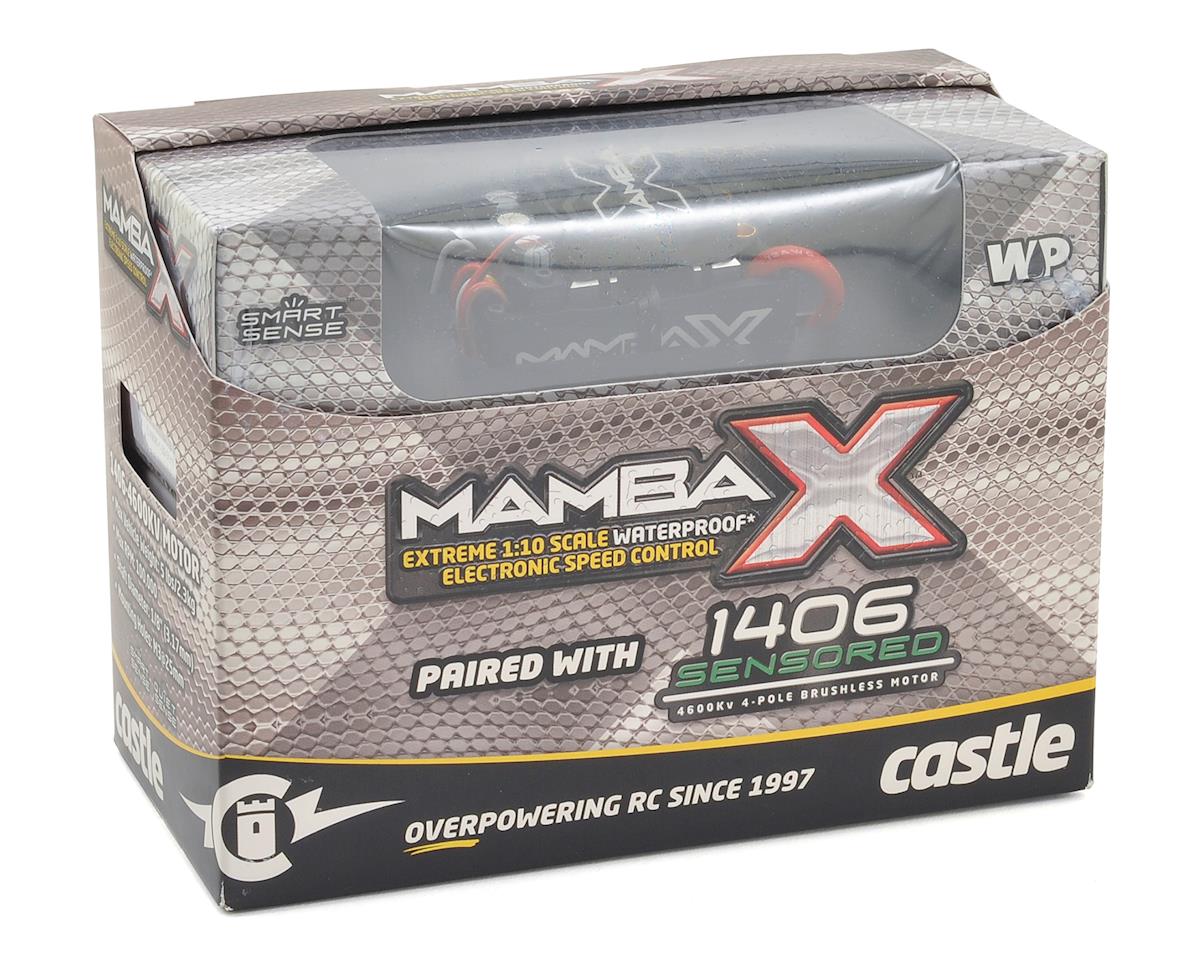 Castle Creations Mamba X 1/10 Brushless Combo 1406 Sensored Motor 4600kV 010-0155-01 Default Title