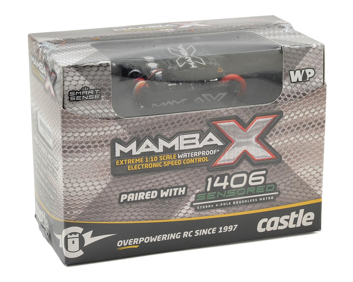 Castle Creations Mamba X 1/10 Brushless Combo 1406 Sensored Motor 5700Kv 010-0155-02 Default Title