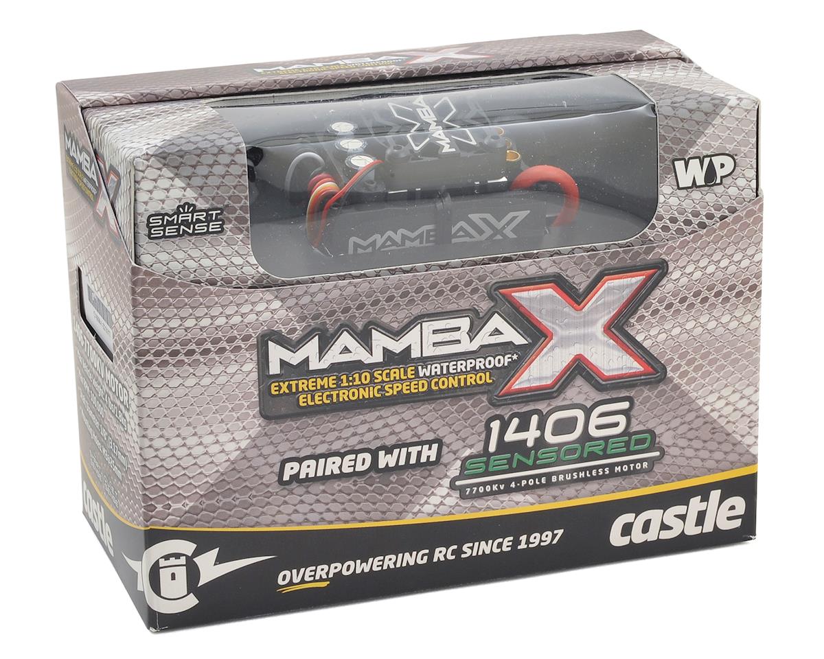 Castle Creations Mamba X 1/10 Brushless Combo 1406 Sensored Motor 7700kV 010-0155-04 Default Title