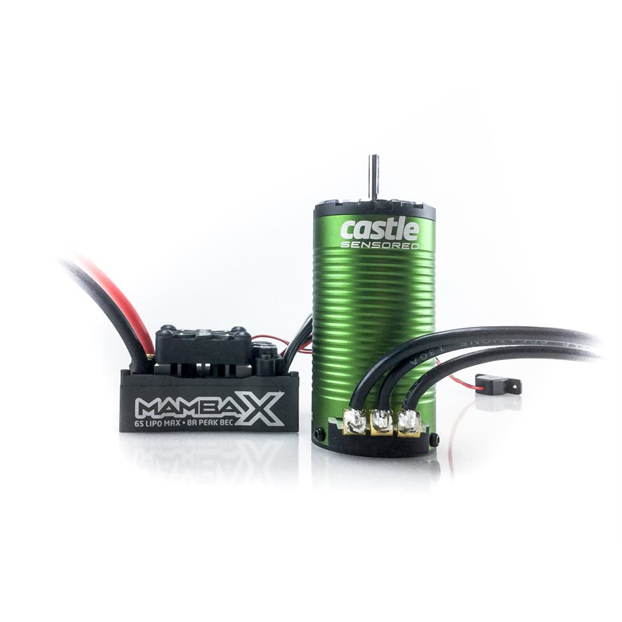 Castle Creations Mamba X SCT 1/10 Brushless Combo 1415 Sensored Motor 2400kV 010-0160-00 Default Title