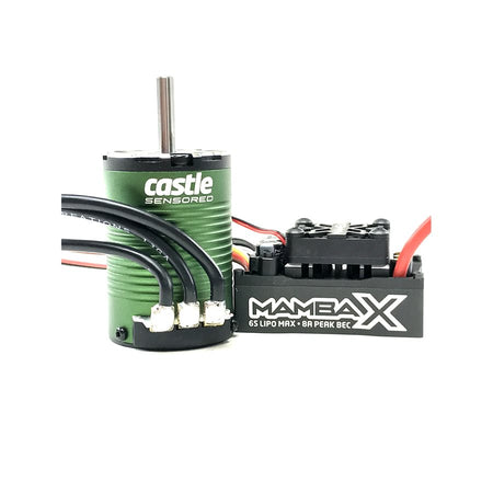 Castle Creations Mamba X SCT 1/10 Brushless Combo 1410 Sensored Motor 5mm Shaft 3800kV 010-0161-01 Default Title