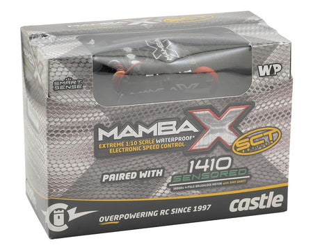 Castle Creations Mamba X SCT 1/10 Brushless Combo 1410 Sensored Motor 5mm Shaft 3800kV 010-0161-01 Default Title