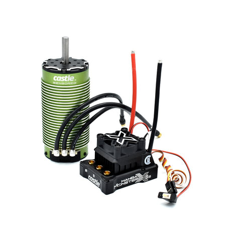 Castle Creations Mamba Monster X 8S 1/6 ESC Motor Combo 2028 Sensored Motor 800kV 010-0165-01 Default Title