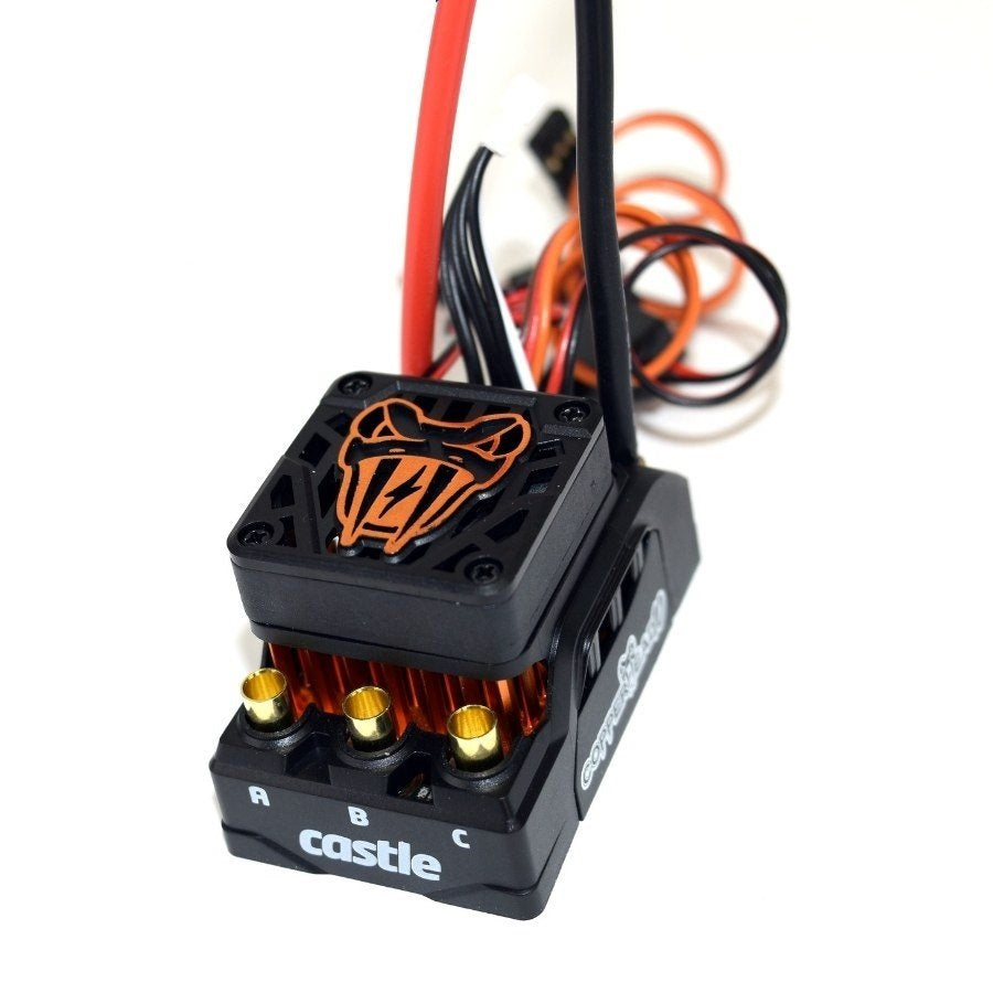 Castle Creations Copperhead 10 Waterproof 1/10 Scale Sensored Brushless ESC 010-0166-00 Default Title